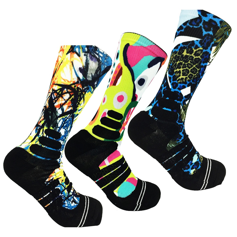 印花運動男式中襪NF18072