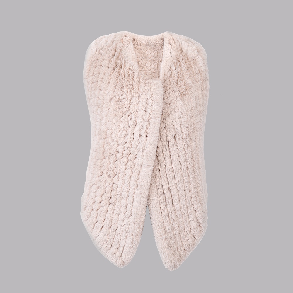 人造毛編織背心