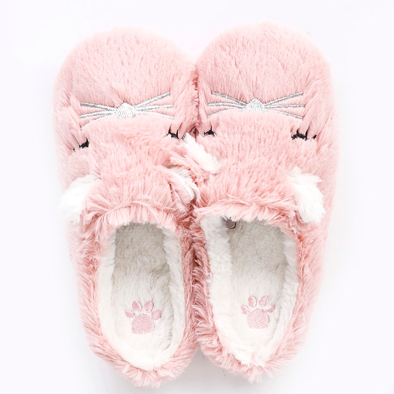 女士卡通棉拖鞋