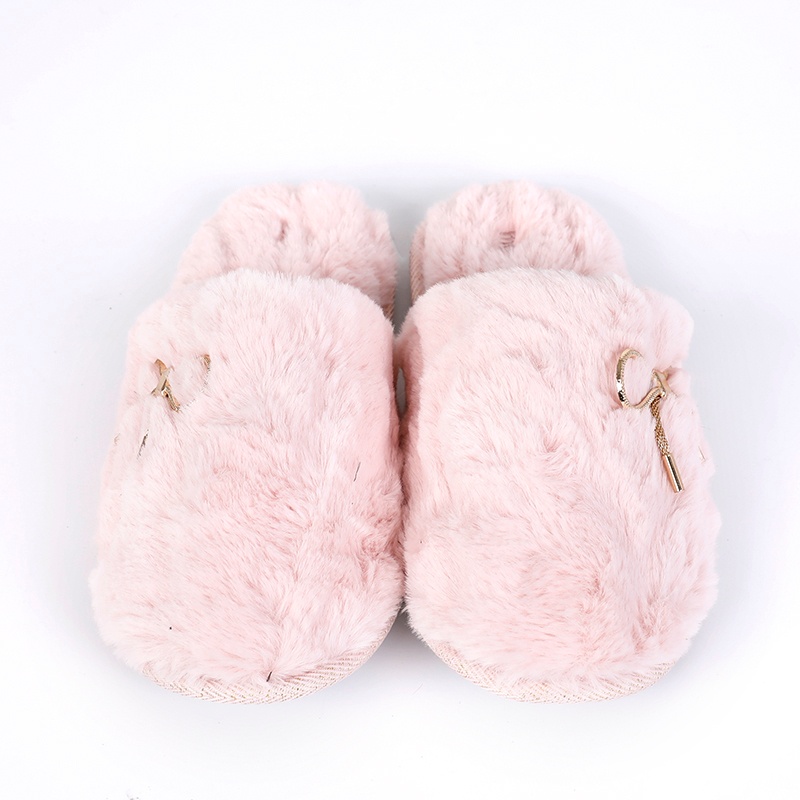 女士紡織材料半幫拖鞋