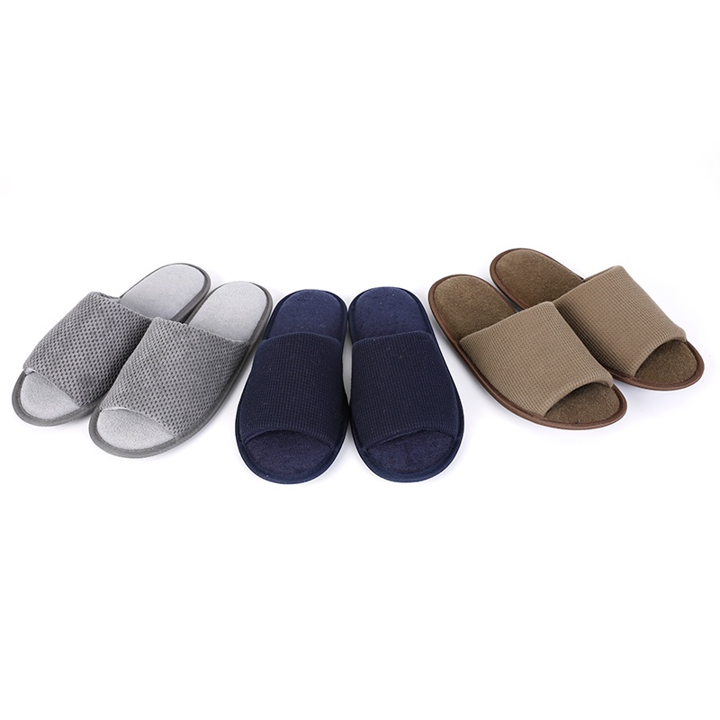 男士華夫格通頭拖鞋