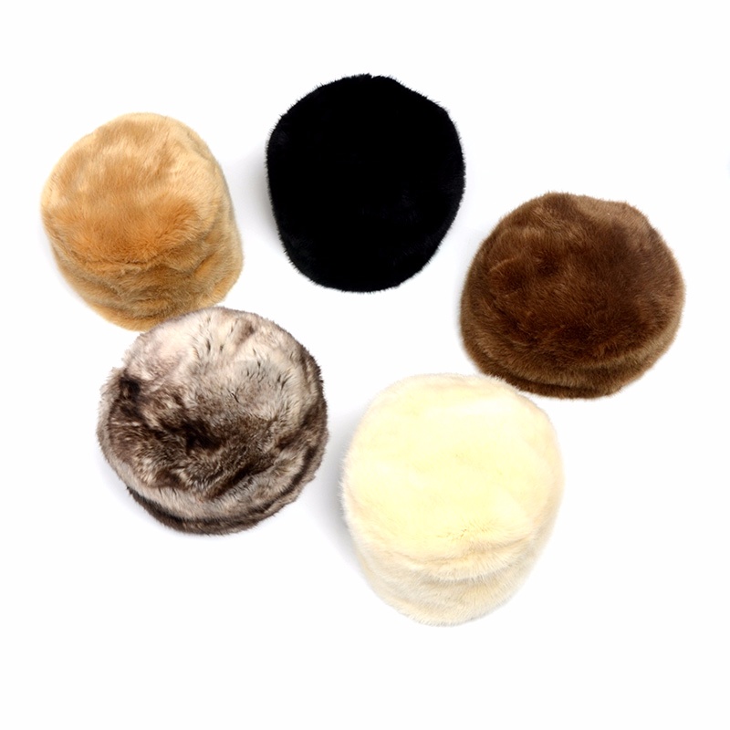 時尚保暖日常男女仿兔毛帽子