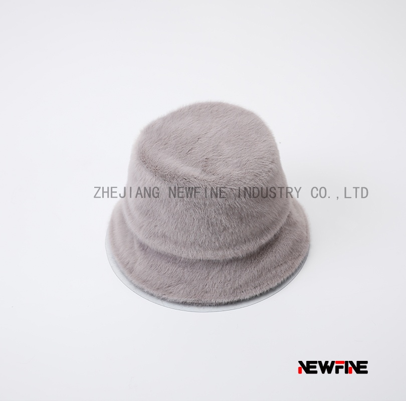 經(jīng)典仿皮草盆帽漁夫帽遮陽(yáng)帽